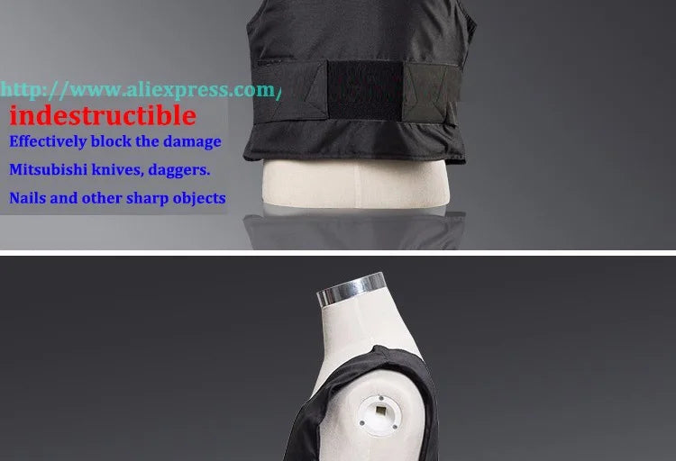 Self Defense Vest Anti Cut Stab Resistant Slash Proof Waistcost Body Protection Vest Civil Use Anti Knife Safety Waistcoat 7xl